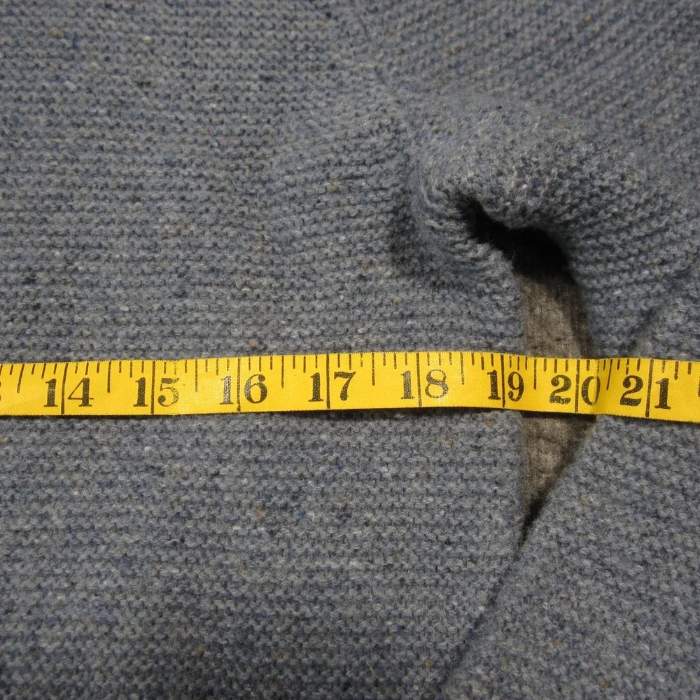 Gap Lambswool Sweater Men M Slate Pullover Crewneck Coastal‎ Preppy Cabincore